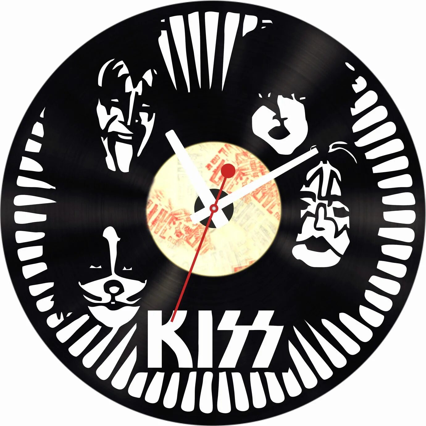 Kiss (часы виниловые). Часы кисс. Пластинка группы kiss. Часы музыкальная пластинка. Часы из виниловых пластинок.