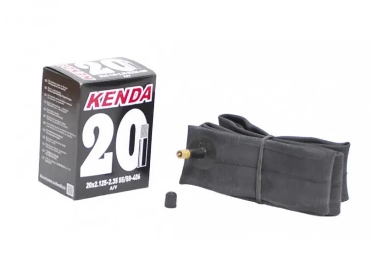 Камера Kenda 20 авто широкая 2,125-2,35. Камера 20" авто 5-511324 (новый арт. 5-516324) "Широкая" 2,125-2,35 (55/58-406) (50) Kenda. Камера для велосипеда 20х2 125. Велокамера 20"х1.75/2.125 "Euro".