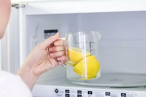 Чистка микроволновки лимонной кислотой