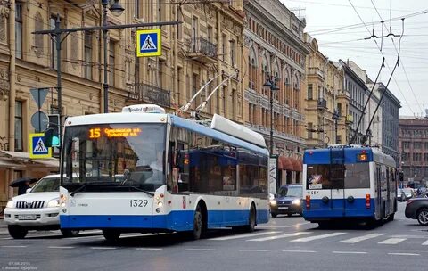 Петербург 10 троллейбус
