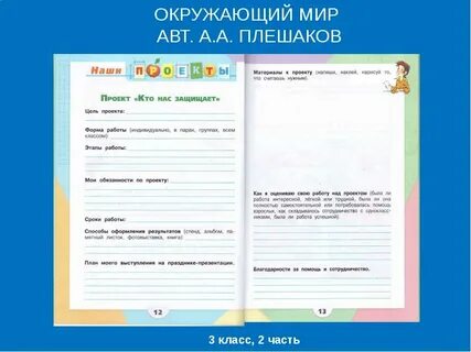 Проект по окружающему миру пример