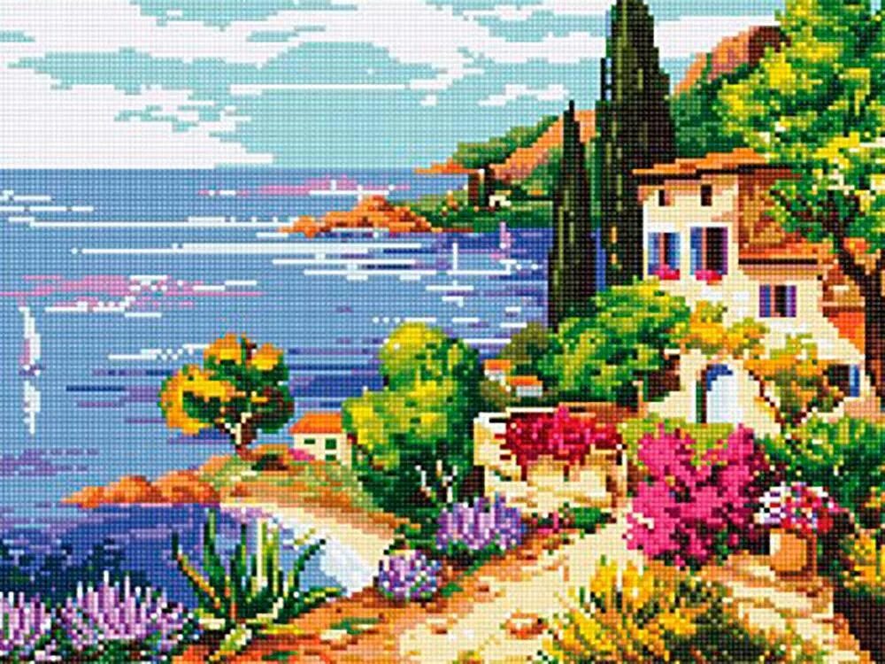 Море схем дома / Фото #126 Пейзажи BelleBlue Cross stitch patterns, Cross stitch