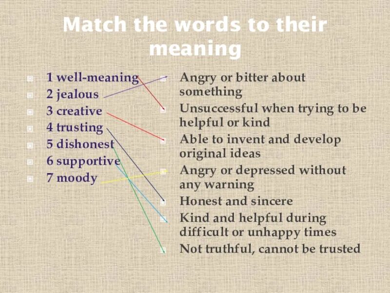 Match the words to their meaning. Match the Words to their meanings. Match the Words with their meanings.. Match the Words and their meanings ответы. Предложение со словом dishonest.