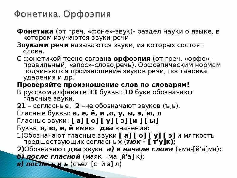 Фонетика. Фонетика и орфоэпия. Фонетика орфоэпия Графика в русском языке. Что изучает фонетика Графика и орфоэпия. Правило произношения слов изучает