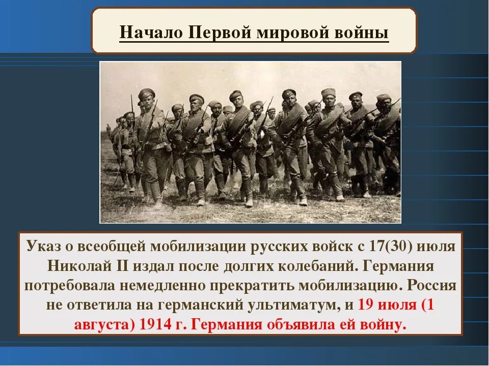 Поражение россии на фронте. Начало первой мировой войны 1918.