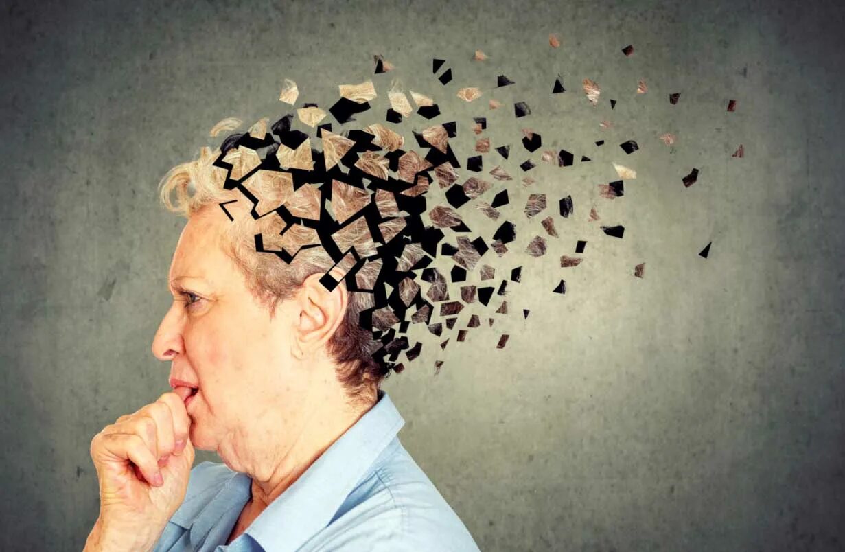 Нарушение мышления интеллекта. Деменция Альцгеймера. Снижение интеллекта. Потеря памяти. Память человека.