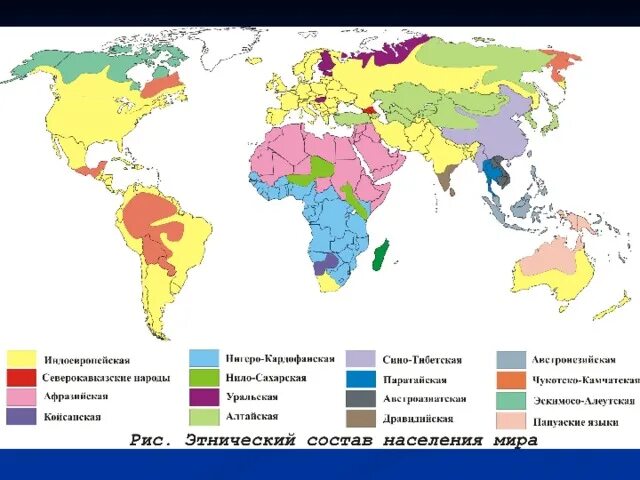 Приведите примеры стран в населении которых