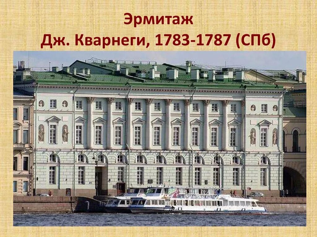 Кваренги Эрмитажный театр в Санкт-Петербурге. Эрмитажного театра (1783-1787). Эрмитажный театр Джакомо Кваренги. Зимний дворец Петра и Эрмитажный театр.