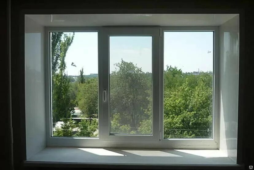 Окно ПВХ трёхстворчатое 144х205. Окна 2000×1750. Пластиковые окна уссурийск