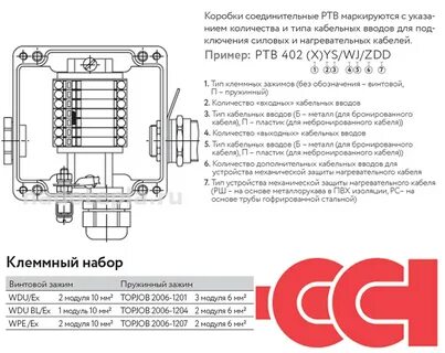 Коробка соединительная ртв