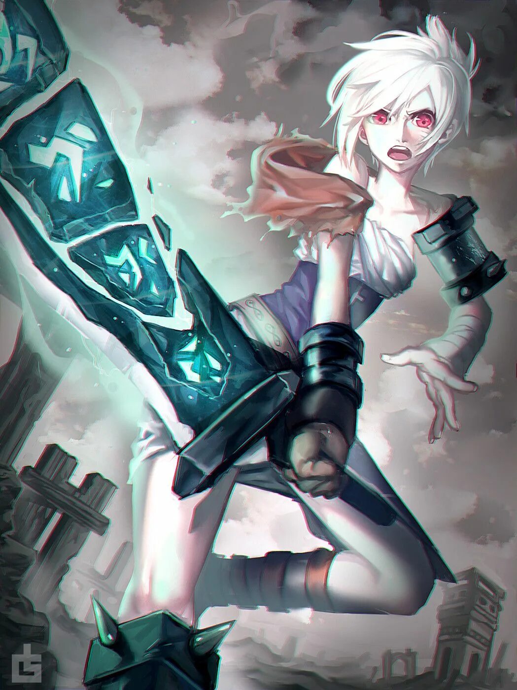 Ривен бывший. League of legends ривен. лига легенд ривен арт.