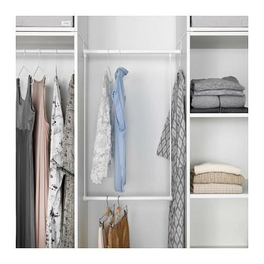 04). Рама икеа альгот. Выдвижная телескопическая штанга. Лэттхет платяная штанга для каркаса. Elvarli элварли штанга икеа.