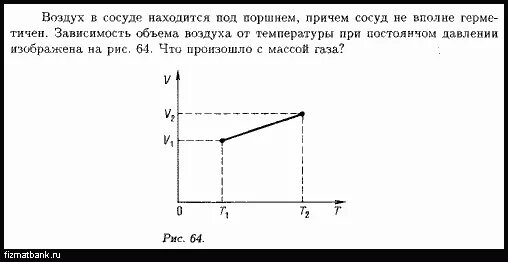 В сосуде находится Озон при температуре 527 через некоторое время. Построить график зависимости объема карьера от глубины. В герметичном сосуде под подвижным поршнем