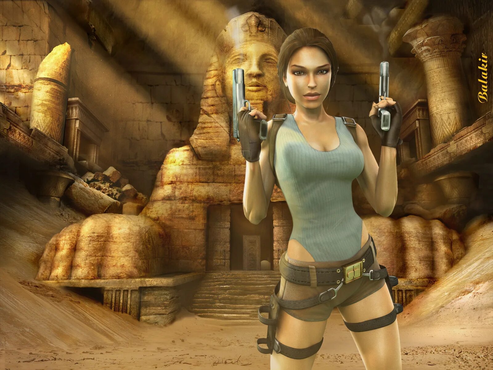 Lara croft 3d video