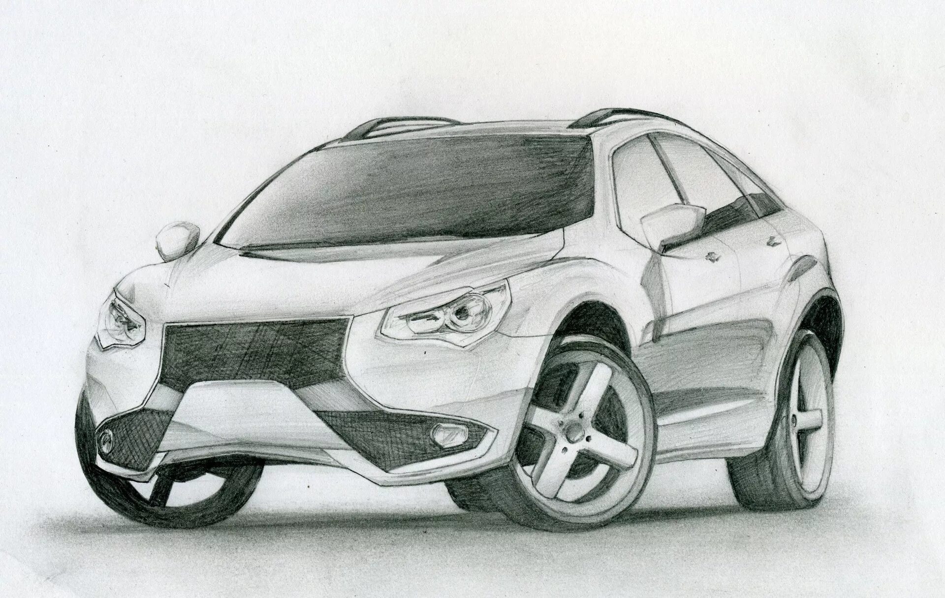 Фото нарисованной машины. Машина карандашом. Рисунок автомобиля карандашом. Рисунки для срисовки машины. Набросок машины карандашом.