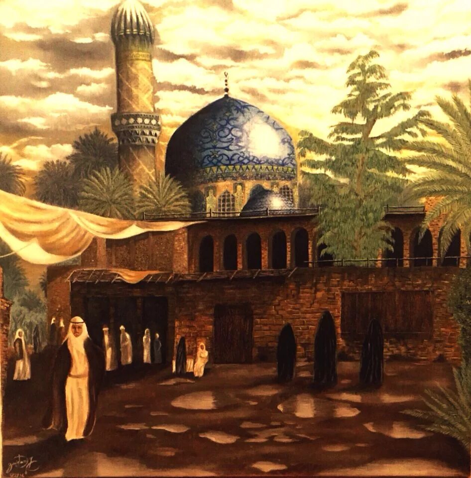 Арабский халифат город багдад. Багдад в 10 веке. Багдад, 1099.