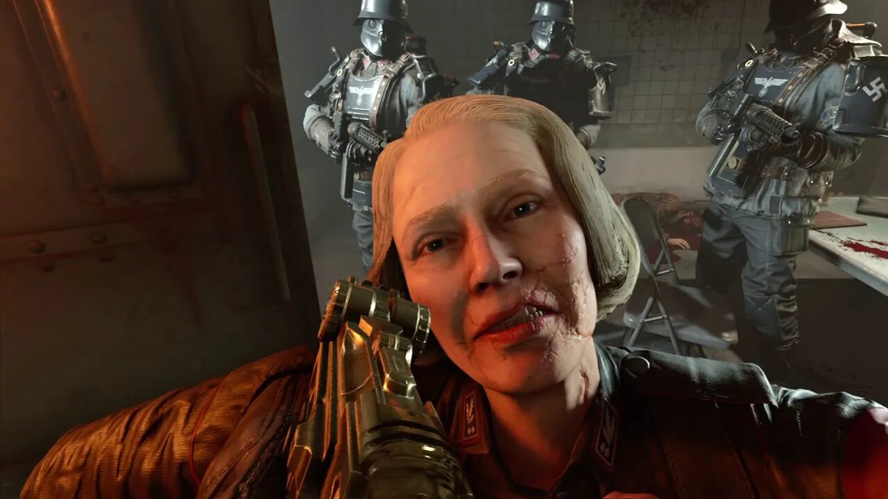 Wolfenstein 2 механики. Wolfenstein II: the New Colossus. Wolfenstein 2 the New Colossus. Кэролайн вольфенштайн 2. Ирене Энгель Wolfenstein.