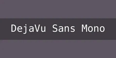 Dejavu fonts