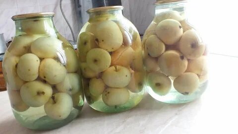 Закрутка компота из яблок