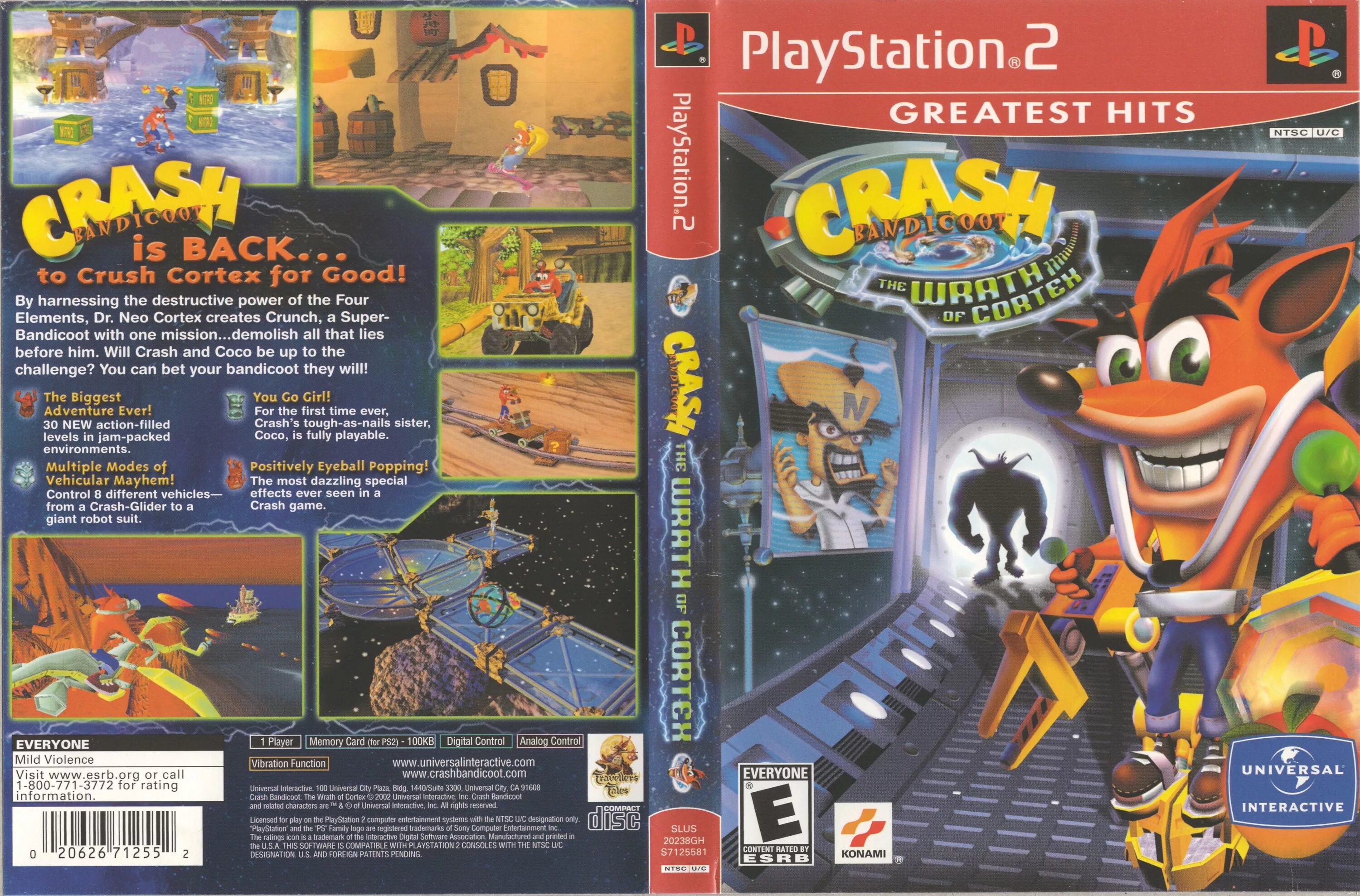 Crash bandicoot the wrath of cortex. Краш бандикут ПС 2. Crash Bandicoot ps2. Игры ps2 crash. Crash Bandicoot на ПС 2.