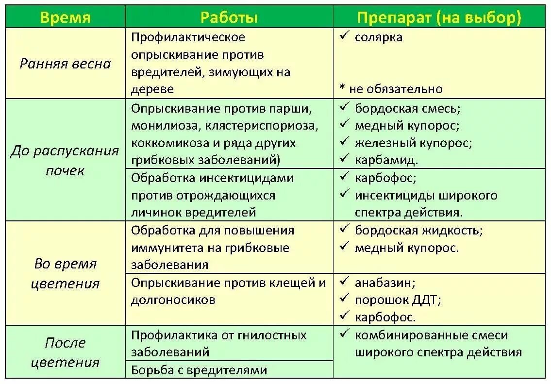 Каким препаратом можно опрыскивать