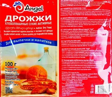 Применение дрожжей ангел
