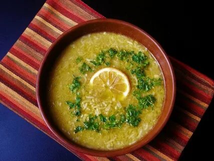 Суп с лимоном