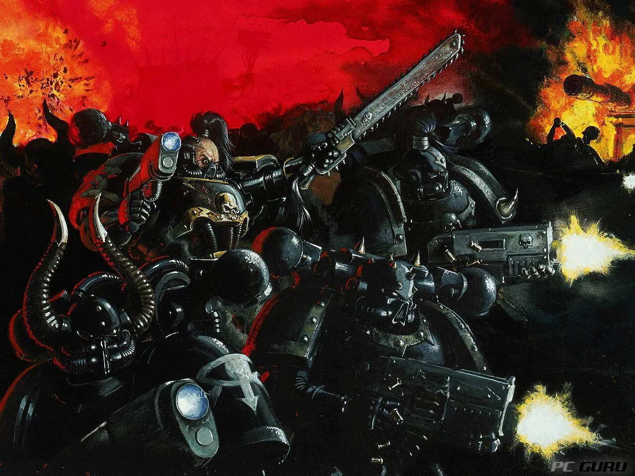 Вархаммер 40000 темные. Вархаммер 40000 чёрный легион. черный легион warhammer 40000 арт. вархаммер 40000 хаос черный легион. космодесантник хаоса черный легион.