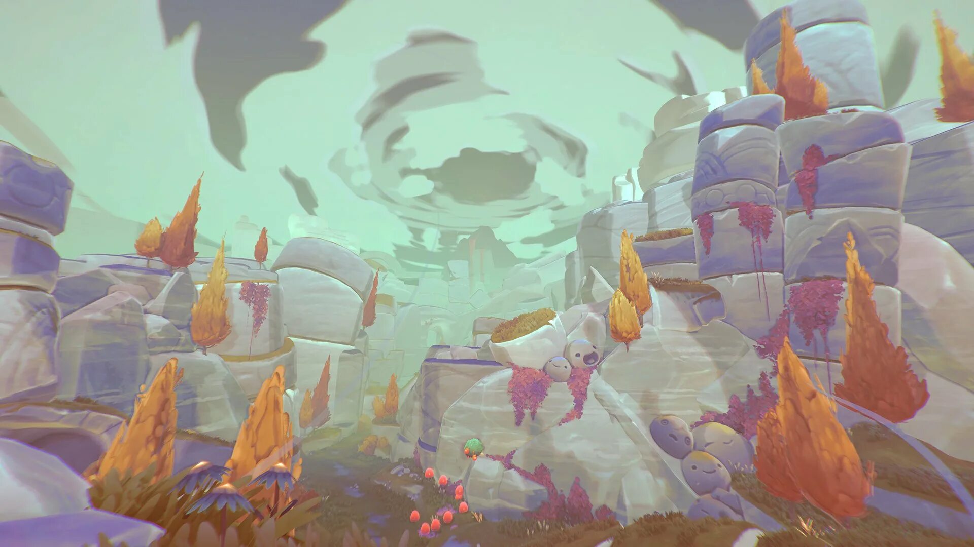 Slime rancher 2 на пк. Тлеющая долина slime rancher. слайм ранчер 2 тлеющая долина. слайм ранчер 2 слаймы. слайм ранчер 2 долина эмбер.