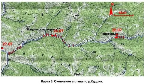 Катунь на карте
