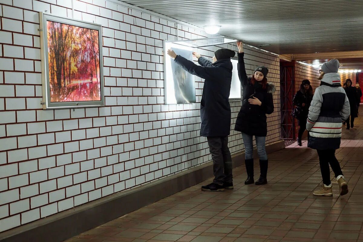 Старый оскол выставки. Выставки в подземных переходах. выставка современного искусства в старом осколе. галерея старый оскол. выставка смена графика.
