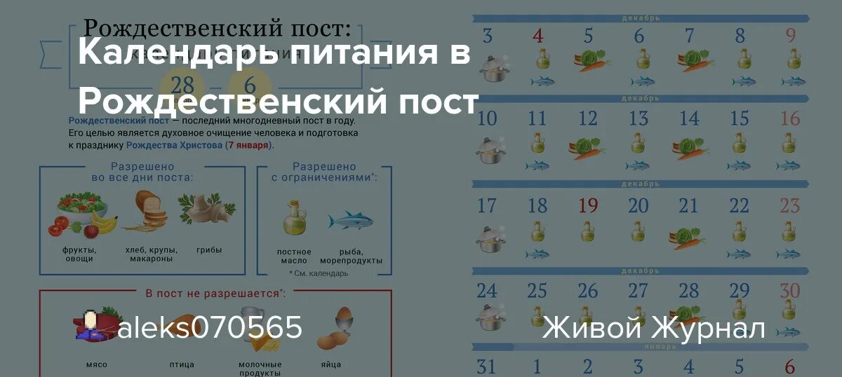 В какое время едят в пост. Пост календарь питания. Рождественский пост календарь питания. Календарь Рождественского поста. Календарь поста Рождественского по дням.