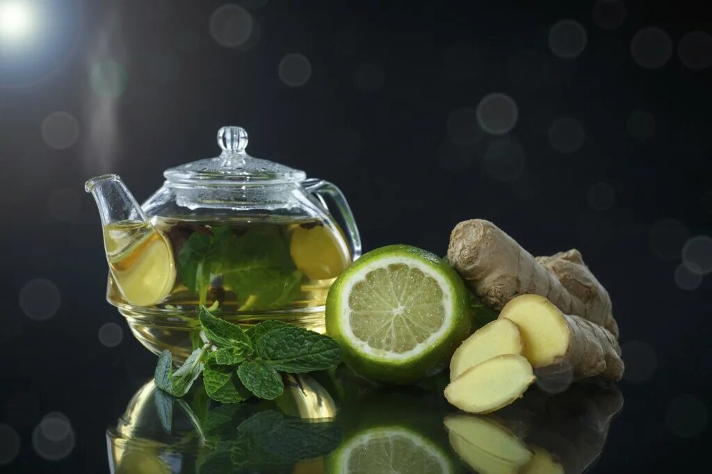 чай имбирь лайм