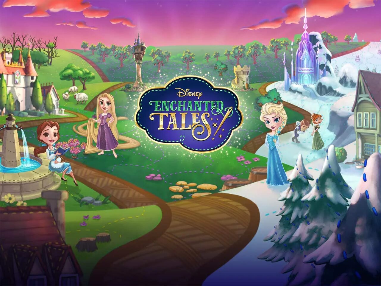 Принцессы зачарованный мир рапунцель. Disney tale. Enchanted tales. Золушка уолт дисней. Disney enchanted tales.