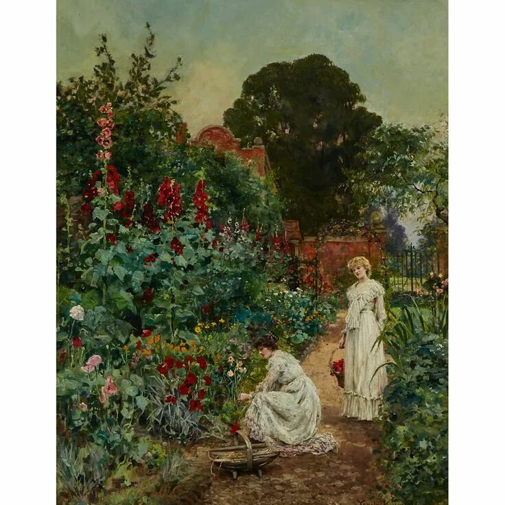 Mary ramsey. Фрэнсис ходжсон бёрнетт таинственный сад. Mary and john in the garden. Mary and john in the garden. Уотерхаус клеопатра.
