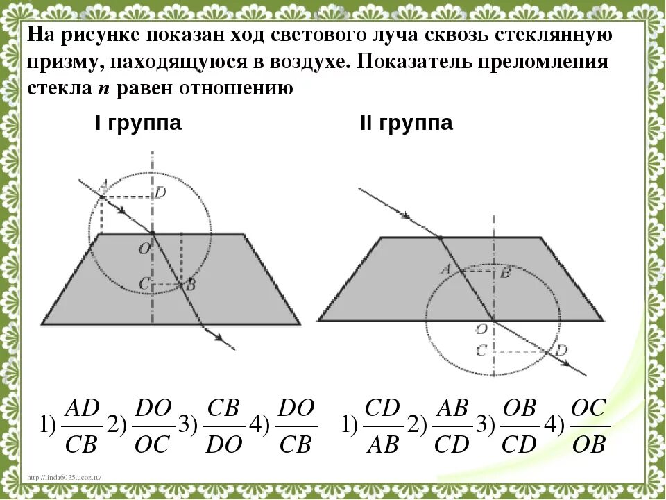 Определение показателя преломления стекла 9 класс. Ход лучей в призме. лабораторная работа измерение показателя преломления стекла. ход световых лучей в призме. ход светового луча в стеклянной призме.