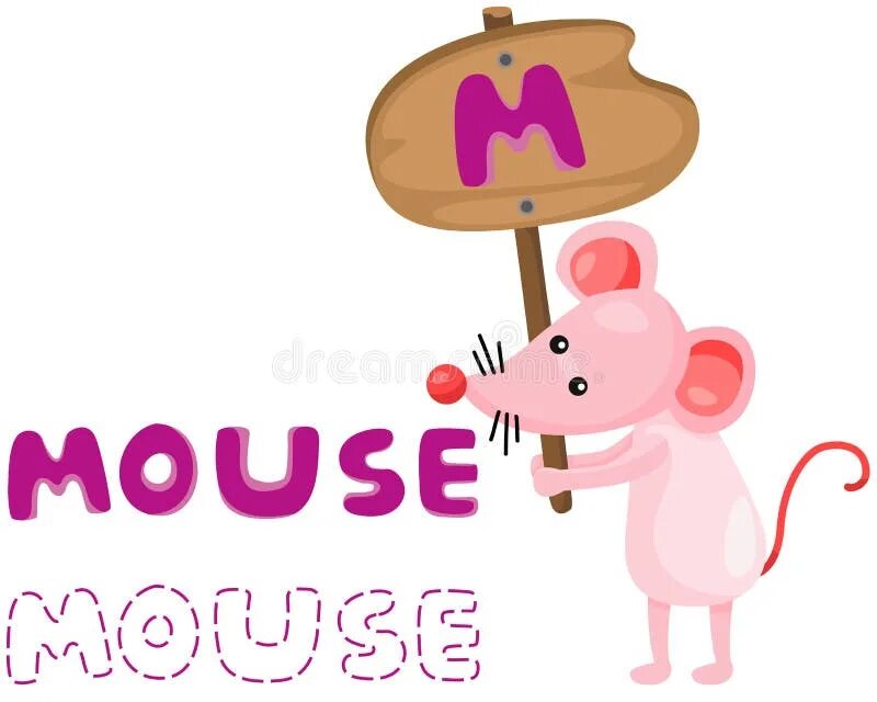 Type the word mouse. Type the word mouse
