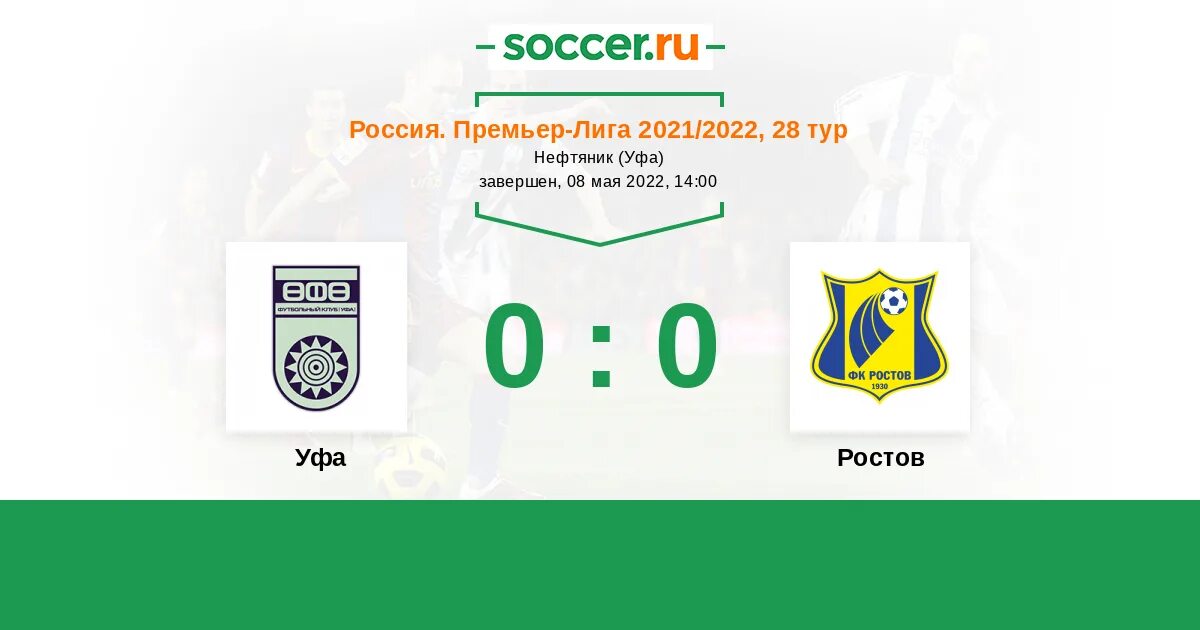 Уфа-Ростов на Дону футбол счет матча. Карта России матч премьер.