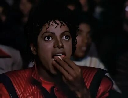 Michael Jackson eating popcorn in HD (1440x1100px) : MemeRestoration.