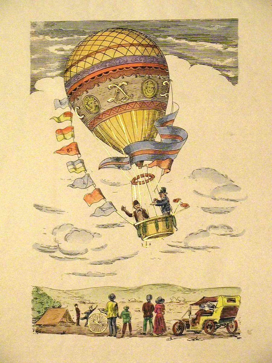 Карта на воздушном шаре. Братья Монгольфье изобрели воздушный шар. Воздухоплавание братья Монгольфье. Гравюра Жюль Верн воздушный шар. Дирижабль Монгольфье.