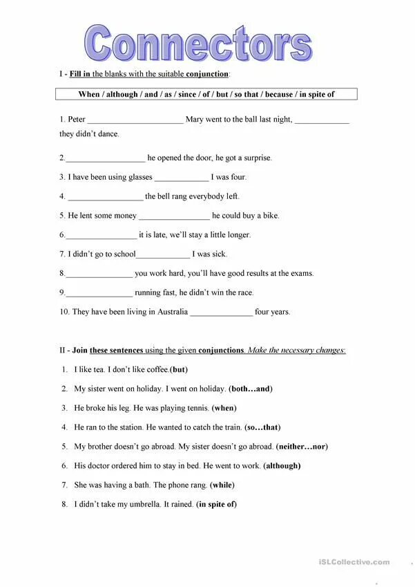 Although exercises. Despite in spite of although worksheets. in spite of despite worksheets. although in spite of worksheets. connectors worksheets.