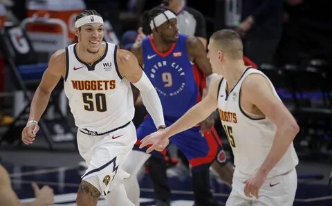 Nikola Jokic and new Nuggets teammate. stream denver nuggets game free. 