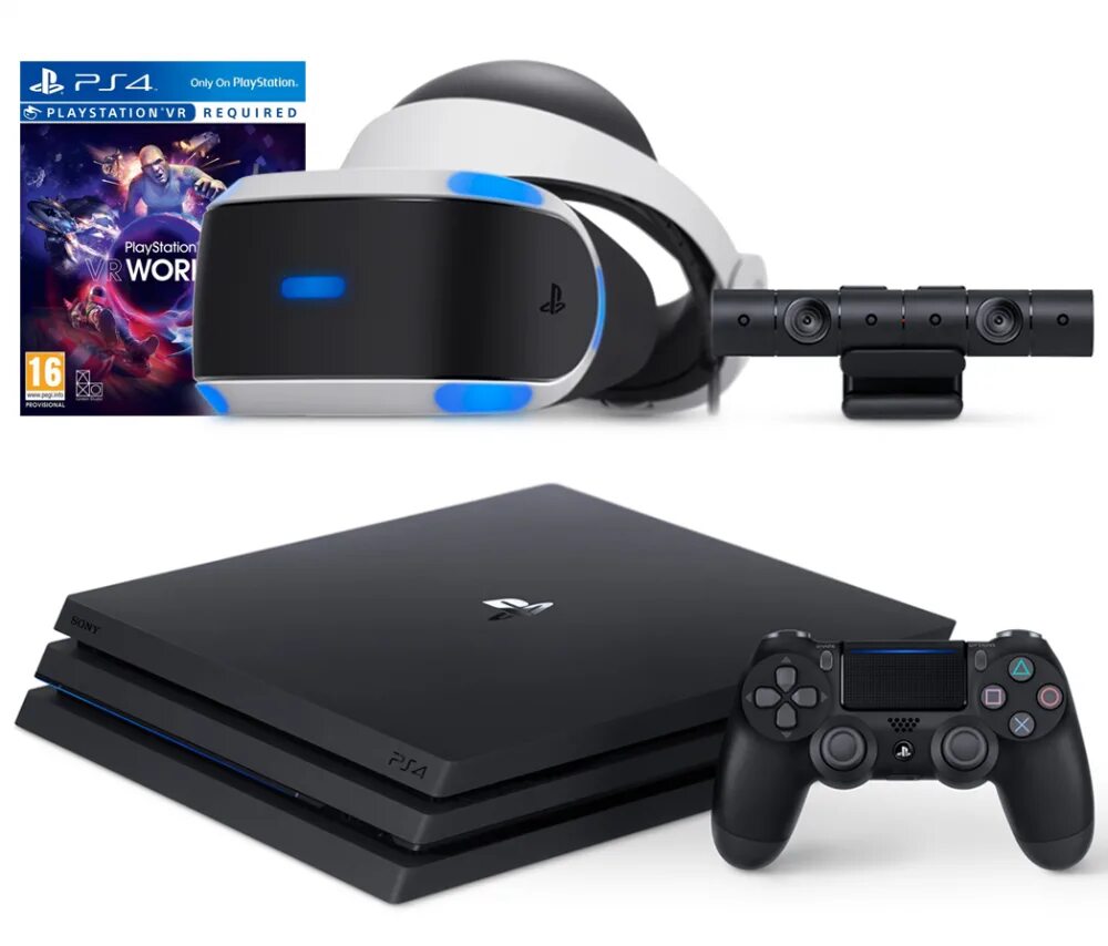 Купить недорогой playstation. Sony ps4 Pro VR. Sony PLAYSTATION 4 Pro VR комплект. Sony PLAYSTATION 4 Pro 1tb + VR. VR Sony PLAYSTATION vr2.