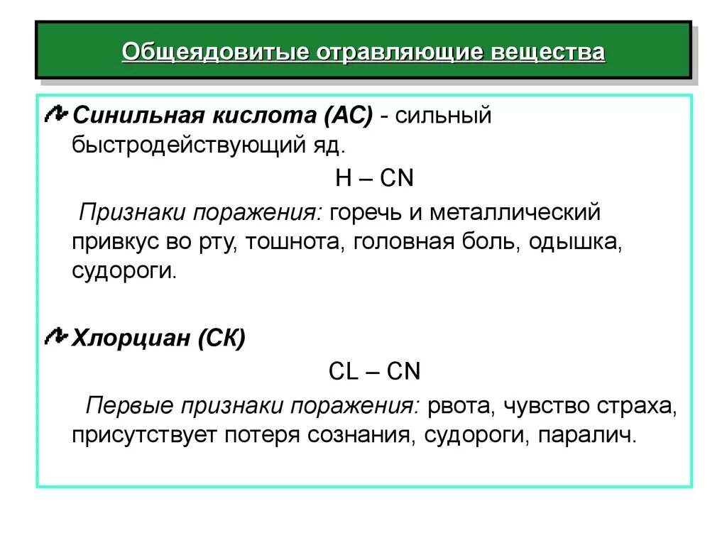 Химически возможного соединения. Признаки поражения общеядовитого действия. Боевые токсические химические вещества общеядовитого действия. Признаки воздействия отравляющих веществ общеядовитого действия. Общеядовитые отравляющие вещества признаки.