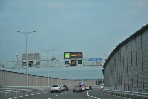 Очередь на крымском мосту в реальном времени