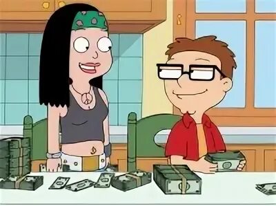 рогу американский папаша. трампарарам франсин смит. женевьева виванс американский папаша. Faking bad. стив и хейли смит.