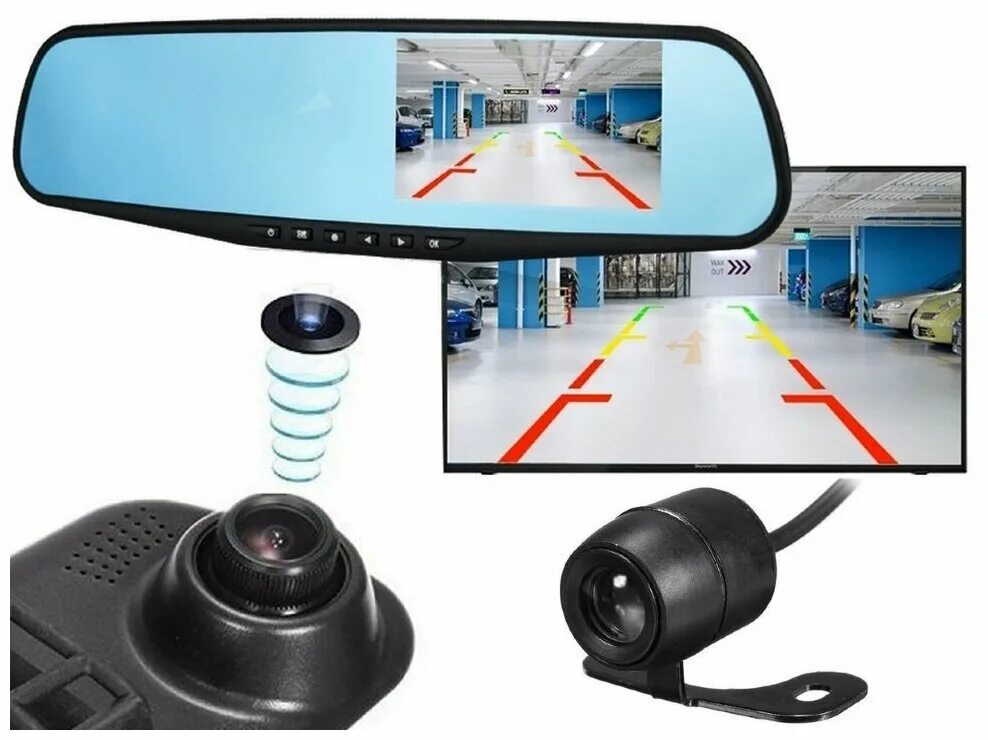Камера с видеорегистратором для автомобиля. Зеркало-видеорегистратор vehicle blackbox. видеорегистратор-зеркало blackbox dvr. зеркало регистратор vehicle blackbox dvr. видеорегистратор-зеркало vehicle blackbox dvr с двумя камерами.