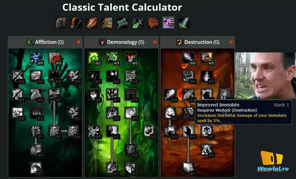 Wow classic talent calculator