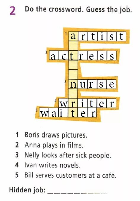 Guess the crossword. Jobs crossword 1 ответы. do the crossword guess the job 6 класс boris draws pictures. do the crossword guess the job 6 класс английский язык.