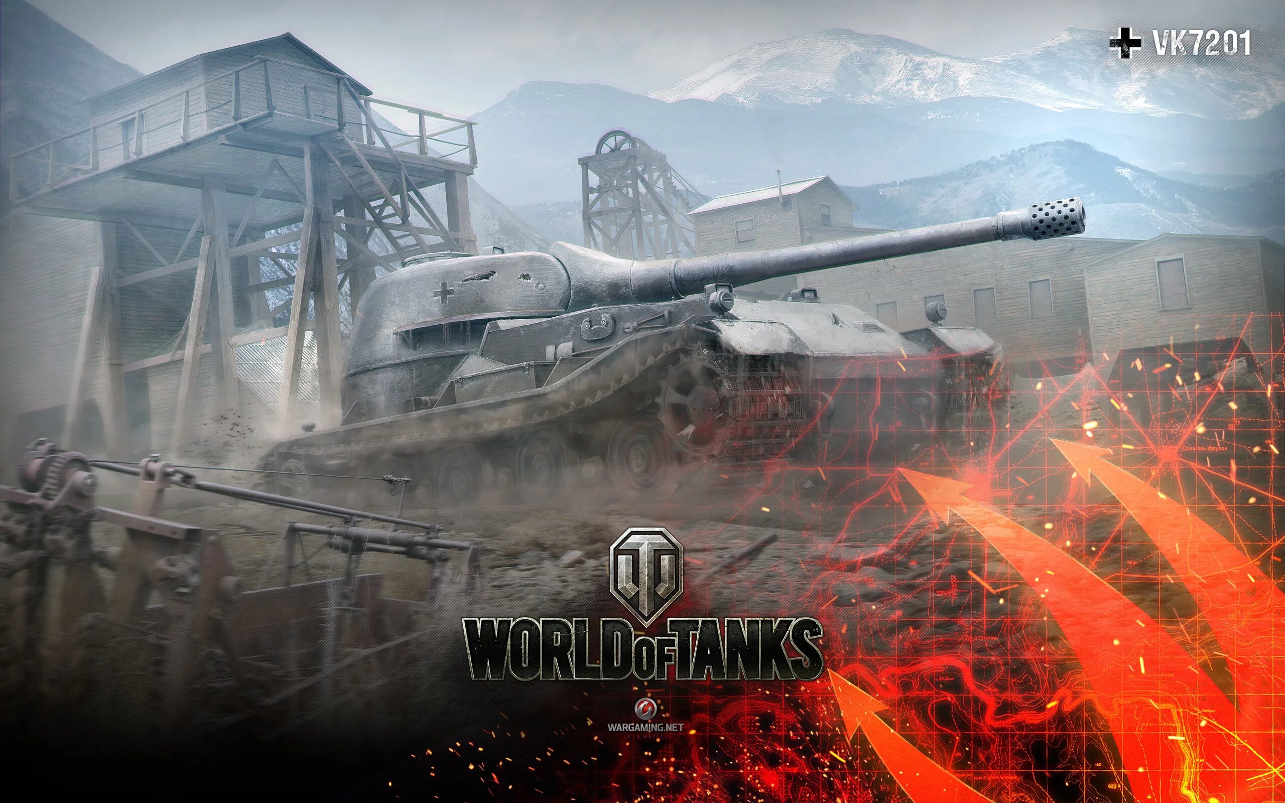 Танк World of Tanks. World of Tanks Постер. Постеры танков World of Tanks. ВК 72.01 К вот блиц. Про wot